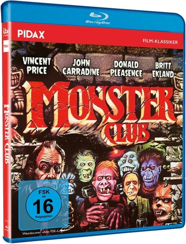 THE MONSTER CLUB 1981 / Vincent Price / Donald Pleasence Region B Blu Ray Brand New