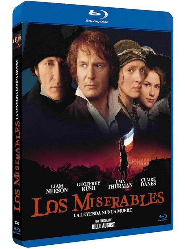 LES MISERABLES 1998 / Liam Neeson Region A B C Blu Ray Brand New