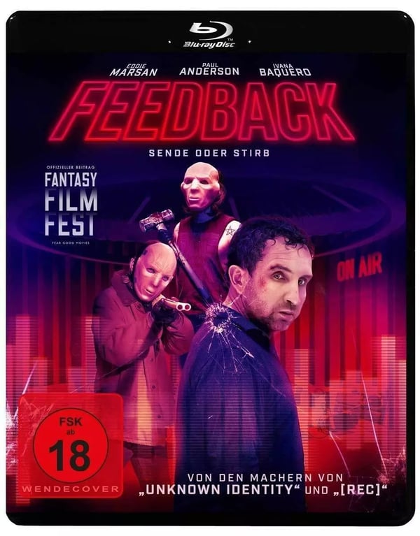 FEEDBACK 2019 / UNCUT / Eddie Marsan / Hostage Radio / Anderson RB Blu Ray Brand New