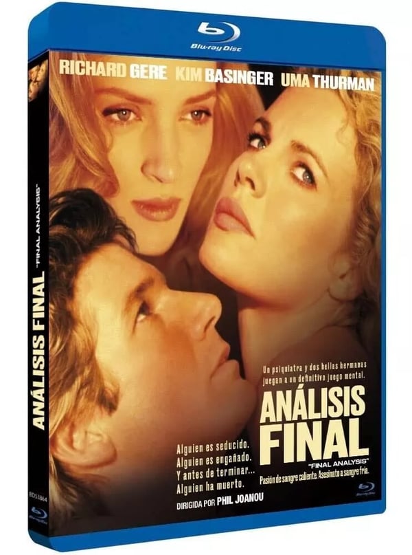 FINAL ANALYSIS 1992 / Richard Gere / Kim Basinger Region A B C Blu Ray Brand New