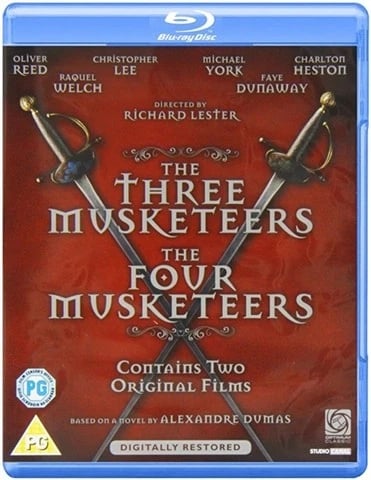 Three/Four Musketeers (PG) 2 Disc Bluray Brand New