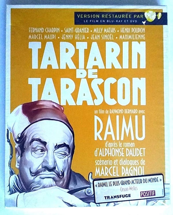 Tartarin de tarascon Combo DVD + Blu Ray Combo Brand New