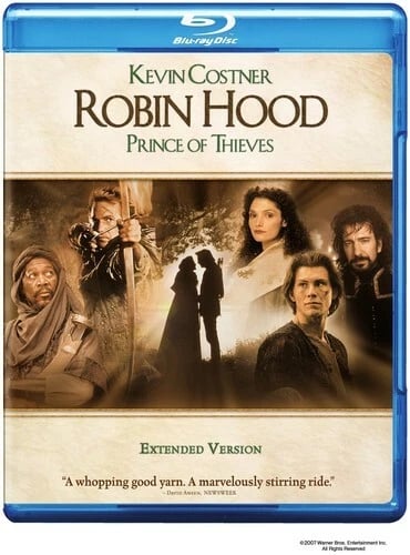 Robin Hood : Prince Of Thieves (BLU RAY) Region free Brand New
