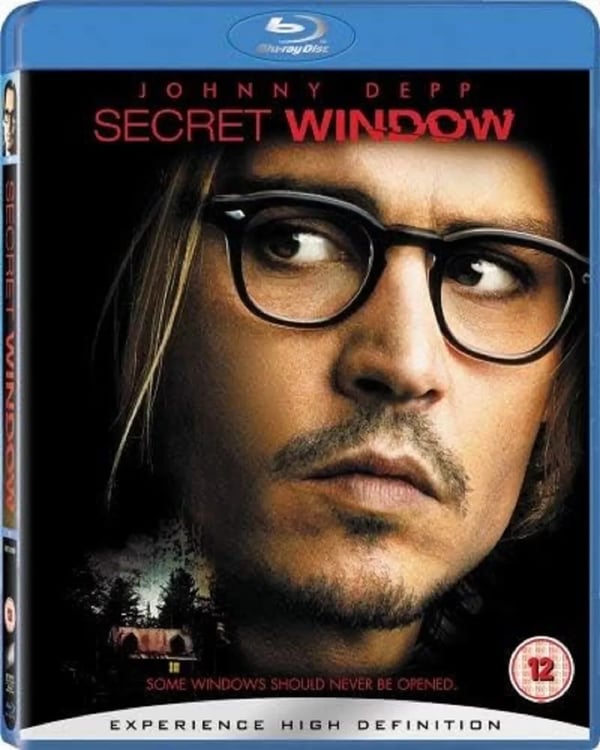 SECRET WINDOW Bluray Johnny Depp John Turturro Thriller Movie Film R2 Brand New
