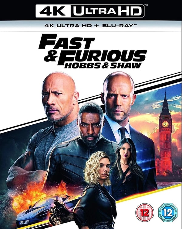 Fast and Furious Part 9 Hobbs & Shaw 4K UHD Ultra HD Movie Film Brand New