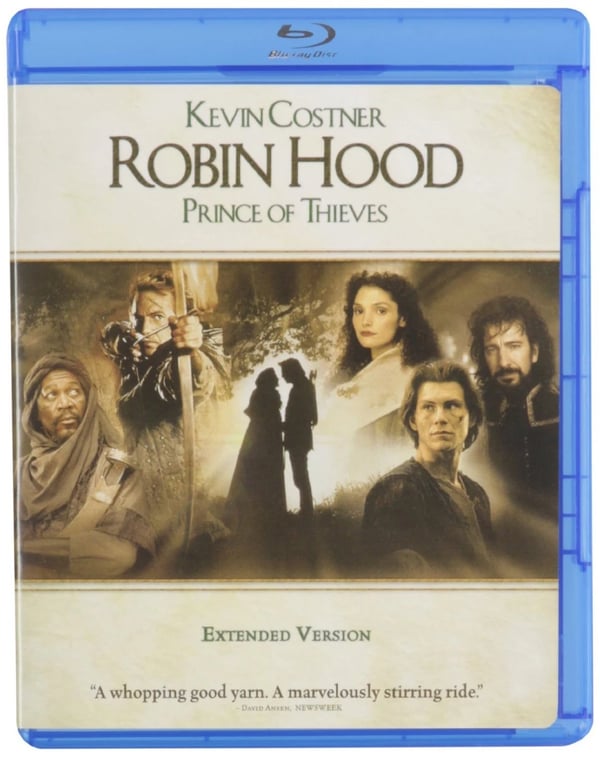 ROBIN HOOD :PRINCE OF THIEVES (Extended Version) Blu Ray Region free Brand New