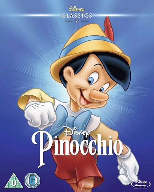 PINOCCHIO BLURAY Disney O Ring Version Limited Edition Pinnochio Brand New