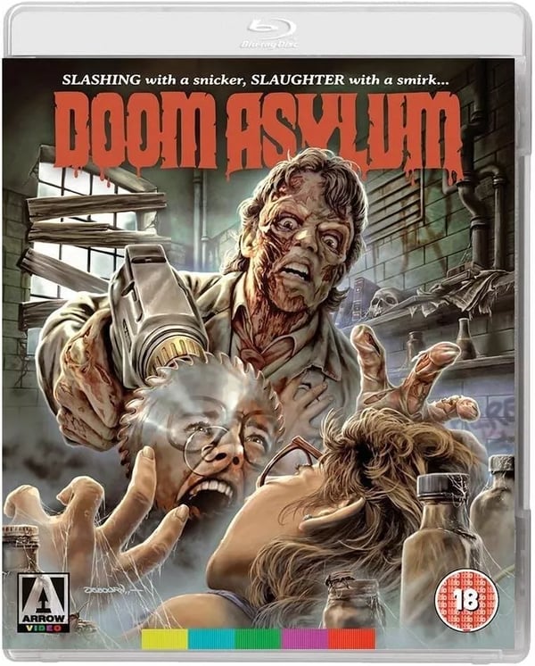 DOOM ASYLUM Bluray Patty Mullen Richard Friedman Horror Movie Film R2 Brand New