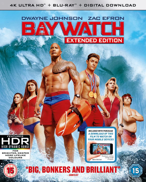Baywatch [15] 4K UHD Brand New