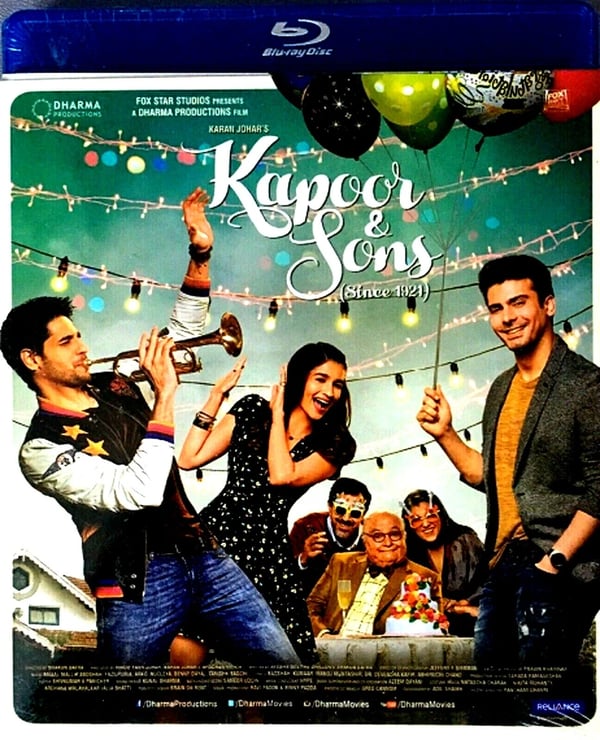 KAPOOR & SONS Bollywood Bluray Brand New
