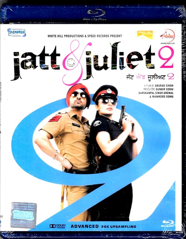 JATT & JULIET 2 DILJIT DOSANJH, NEERU BAJWA BOLLYWOOD BLURAY ENGLISH SUBS Brand New