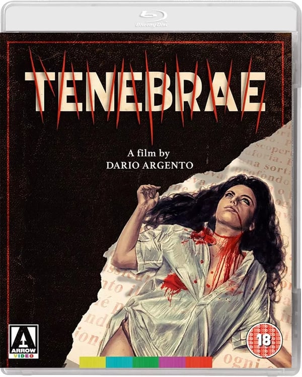 TENEBRAE Bluray Anthony Franciosa John Saxon Dario Argento Movie Film R2 Brand New