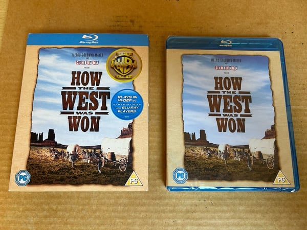 How The West Was Won (1962) Bluray + Slipcase John Wayne Western Brand New