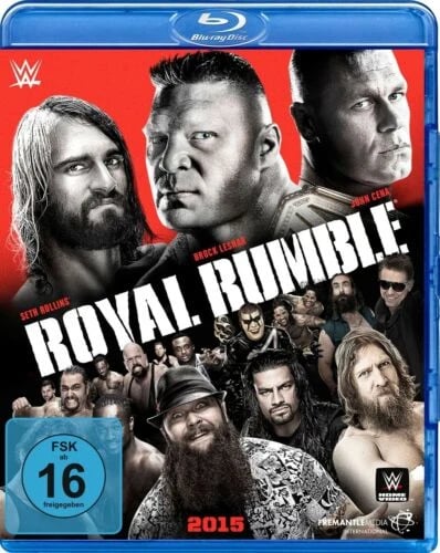 JOHN BRYAM,DANIEL PUNK CM MYSTERIO REY CENA ROYAL RUMBLE 2015 BLURAY R2 Brand New