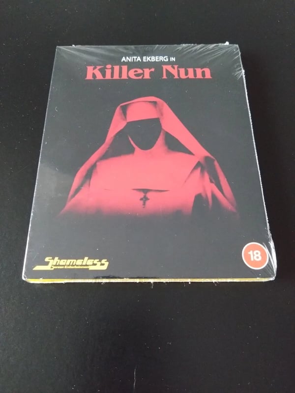 KILLER NUN , Shameless Limited Edition Slipcover Blu Ray Brand New