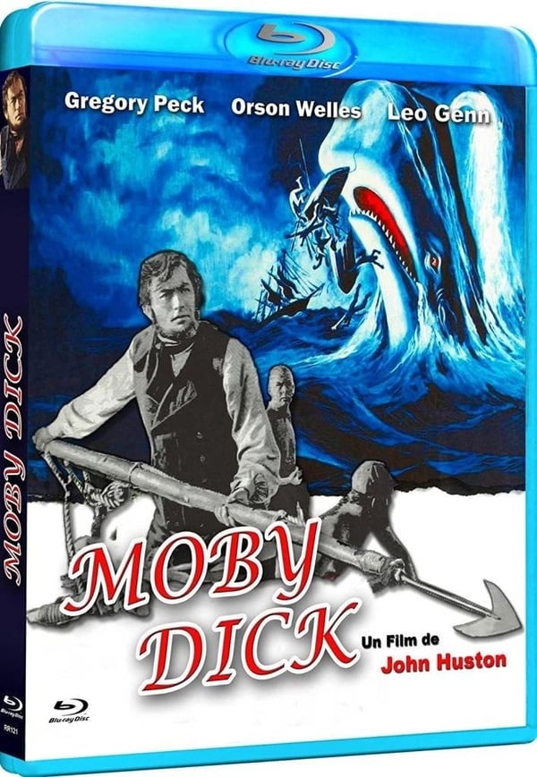 Moby Dick (Bluray) Gregory Peck Richard Basehart Leo Genn Harry Andrews Brand New