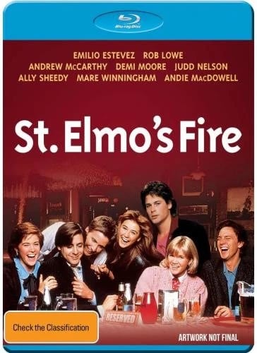 JOEL SCHUMACHER: ST. ELMO'S FIRE Region Free Blu Ray Brand New
