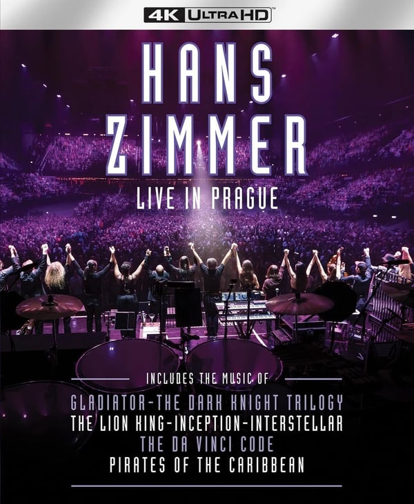Hans Zimmer: Live in Prague (4K UHD Bluray) Brand New