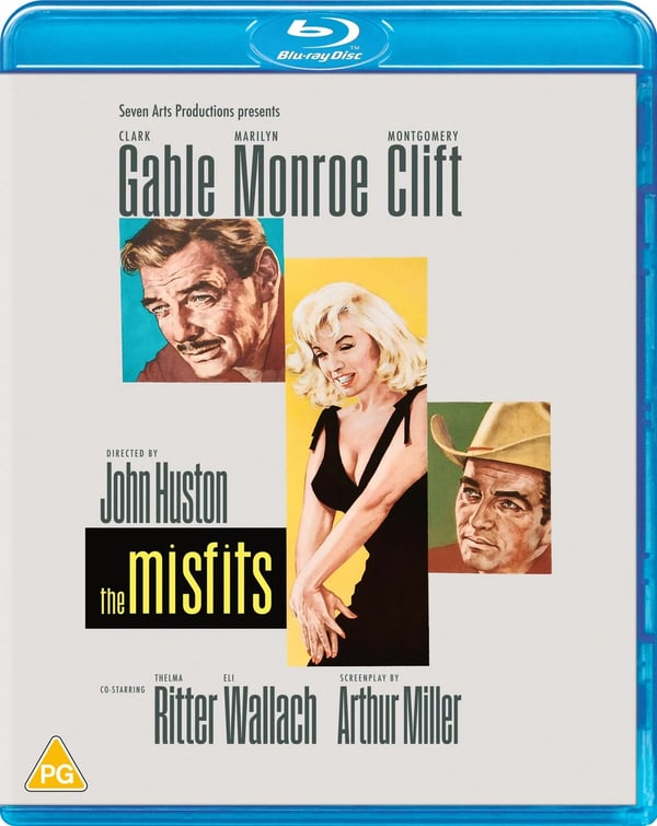 The Misfits (Bluray) Montgomery Clift Eli Wallach Marilyn Monroe Thelma Ritter Brand New