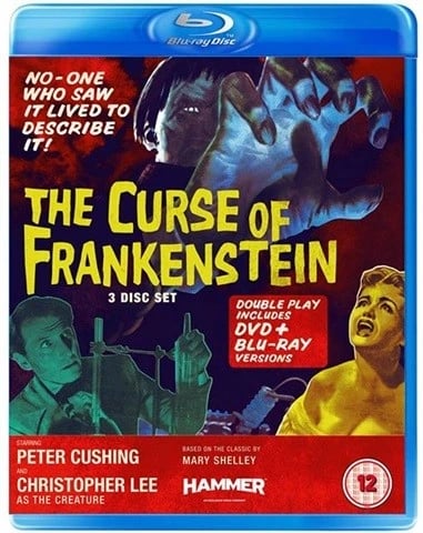 CURSE OF FRANKENSTEIN BLURAY Terence Fisher Christopher Lee Movie Film R2 Brand New