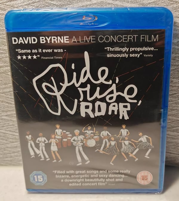 David Byrne Ride Rise Roar Blu Ray Region Free Cert 15 Brand New