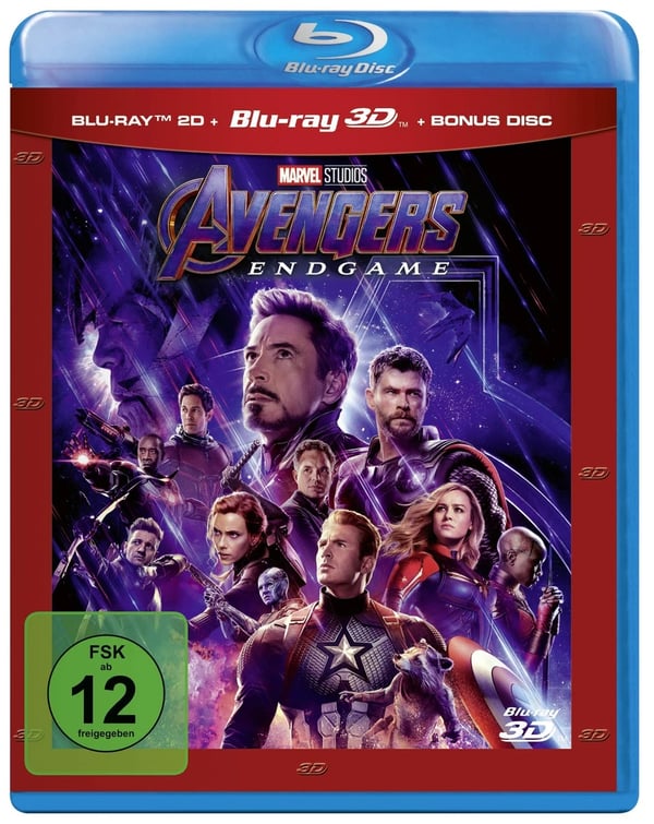 Avengers: Endgame (Bluray) Chris Hemsworth Scarlett Johansson Joe Russo Brand New