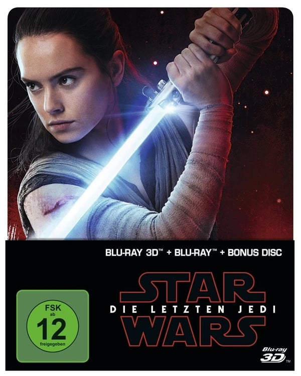 Star Wars: Die letzten Jedi (2D & 3D Steelbook Edition) (Bluray) Rian Johnson Brand New Star Wars: Die letzten Jedi (2D & 3D Steelbook Edition) (Bluray) Rian Johnson Brand New