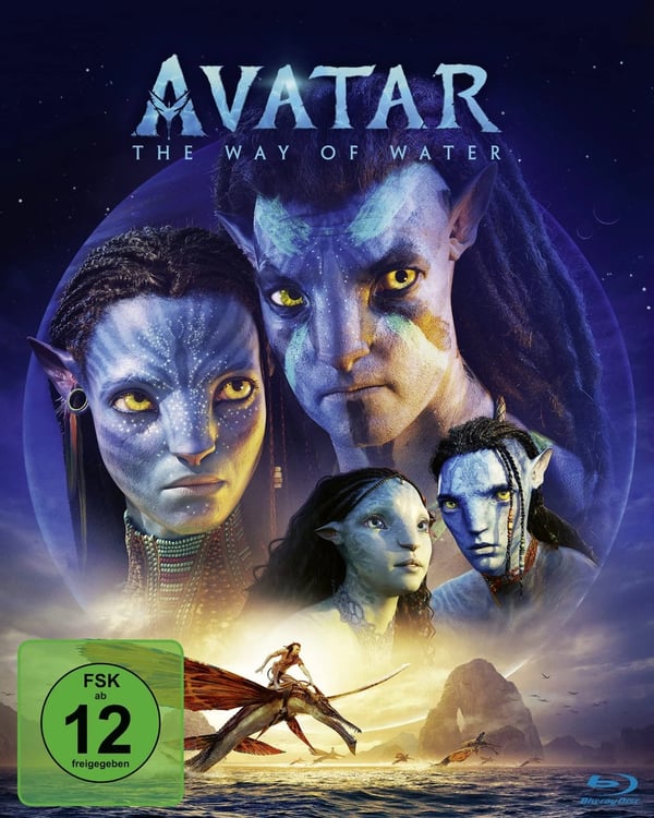 Avatar: The Way of Water (BluRay) (Bluray) Sigourney Weaver Sam Worthington Brand New