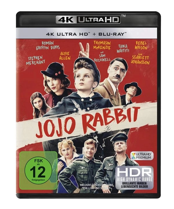 Jojo Rabbit (4K UHD Bluray) Sam Rockwell Scarlett Johansson Taika Waititi Brand New