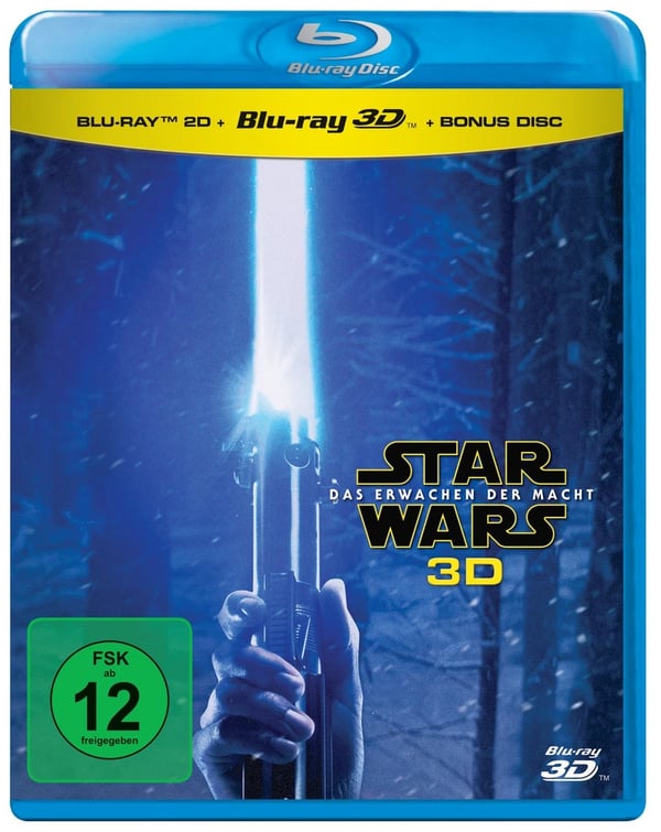 Star Wars Das Erwachen der Macht (+ 2DBluray + BonusBluray) (Bluray) Brand New