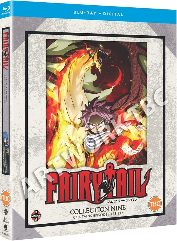 Fairy Tail: Collection 9 (Episodes 188212) (Bluray) Brand New