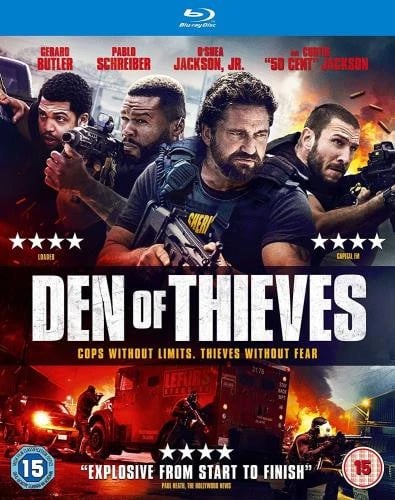 DEN OF THIEVES Region A Blu Ray,US Import Brand New