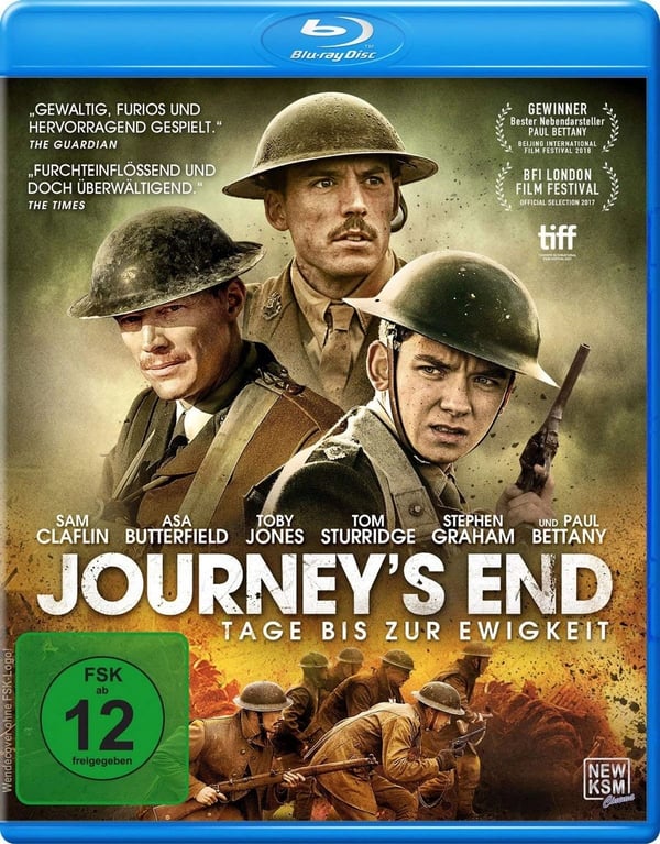 Journey's End Tage bis zur Ewigkeit (Bluray) Claflin Sam Bettany Paul Asa Tom Brand New
