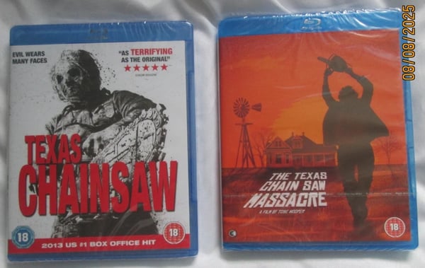 TEXAS CHAIN SAW MASSACRE 40th ANNIVERSARY plus TEXAS CHAINSAW (2013) both Brand New