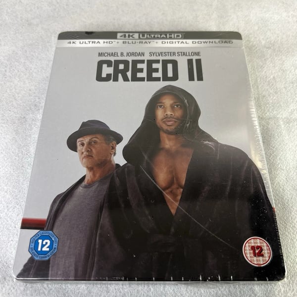 Creed II Steelbook 4K Ultra HD Bluray, , Warner Bros Brand New