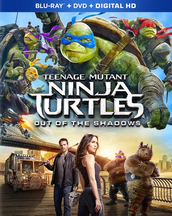 TEENAGE MUTANT NINJA TURTLES: OUT OF THE SHADOWS 2016 / Region A Bluray Brand New