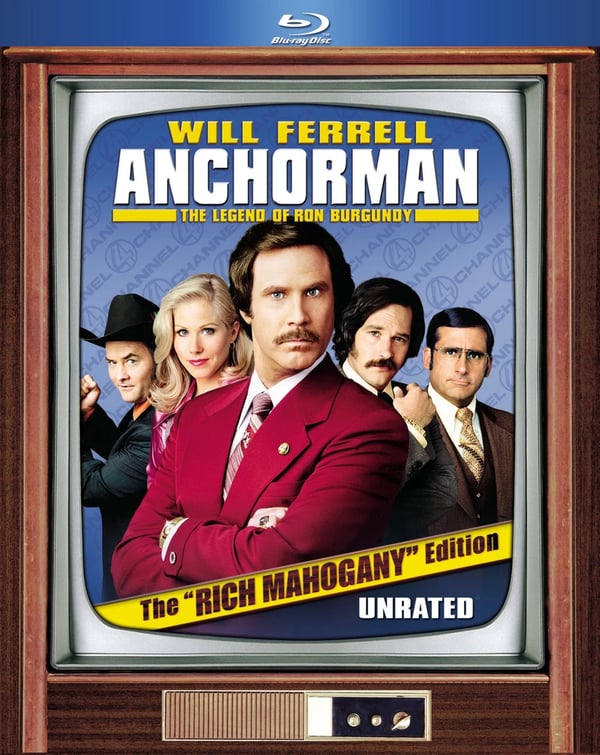 ANCHORMAN: LEGEND OF RON BURGUNDY 2013 / Region A Bluray Brand New