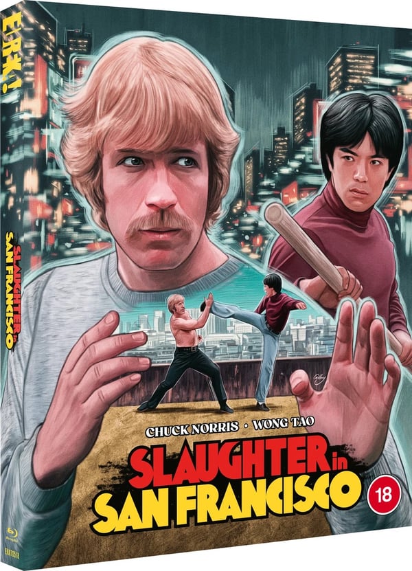 Slaughter in San Francisco (Bluray) Robert Jones Chuck Norris Dan Ivan Wong Tao Brand New
