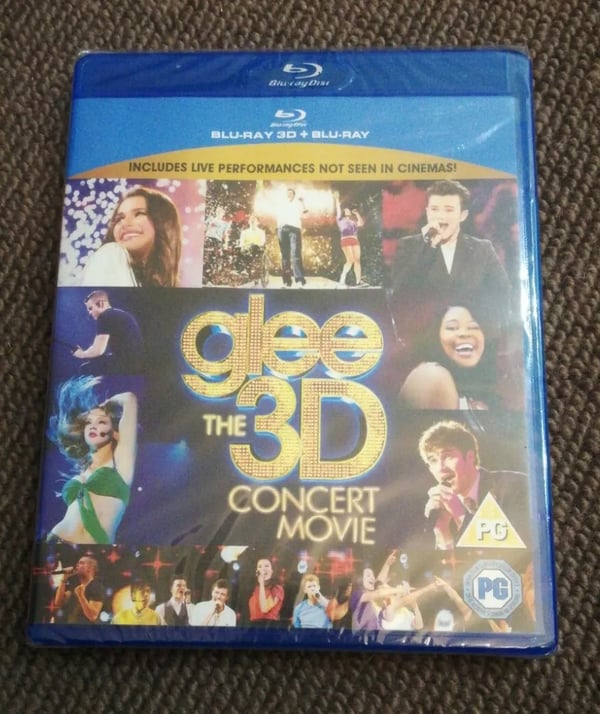 Lea Michele Glee 3D Concert Movie Blu Ray R2 Brand New