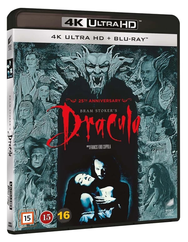 Dracula (4K UHD Bluray) Gary Holdman Winona Rider Anthony Hopkins Keanu Reeves Brand New