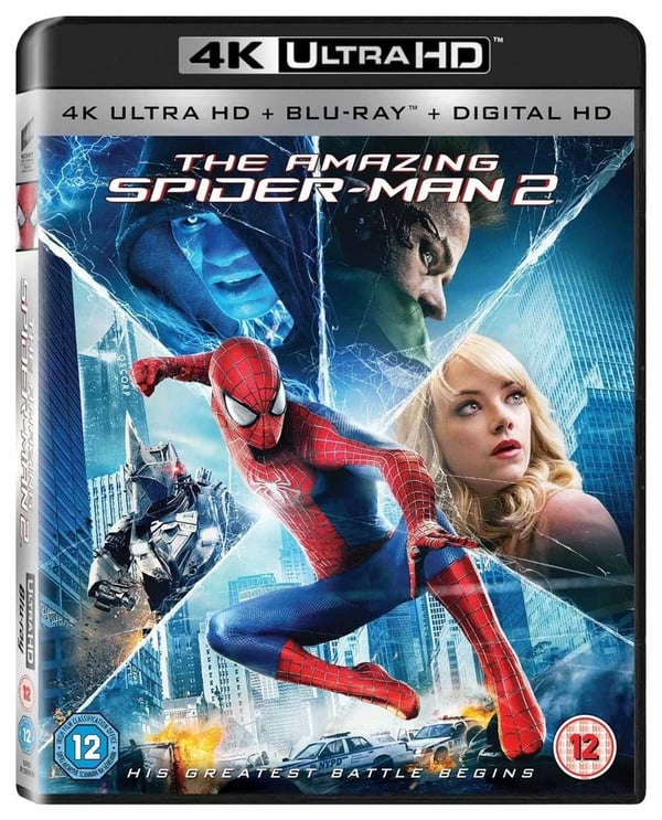 Amazing SpiderThe Man 2Il Potere Di Electro 4K Ultra HD+BluR (4K UHD Bluray) Brand New