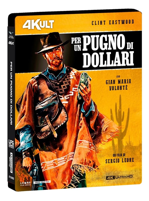 Per Un Pugno Di Dollari 4K (Bd 4K + Bd Hd) (4K UHD Bluray) Sergio Leone Brand New