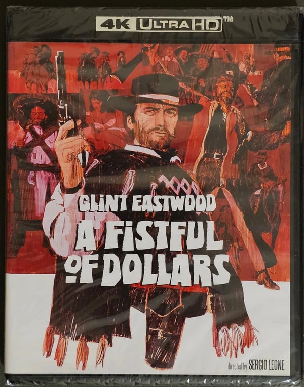 A Fistful of Dollars (4K UHD + Region A Bluray), US Import, Kino Lorber, Brand New
