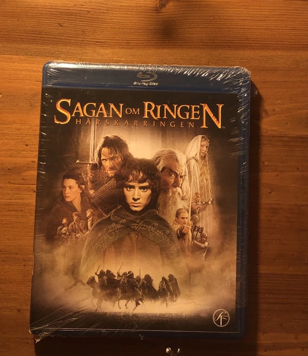 Sagan Om Ringen Lord Of The Rings Swedish Blu Ray Import Fellowship Ring Brand New