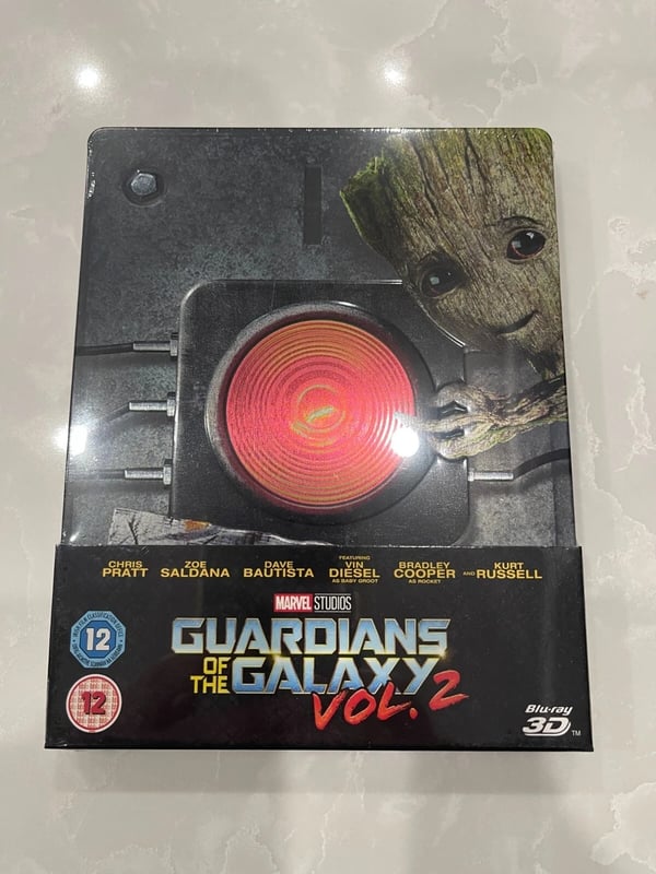Guardians of the Galaxy vol.2 Steelbook 3D BluRay Brand New