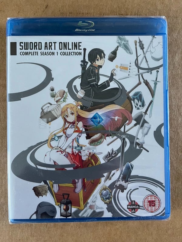 Sword Art Online Season 1 (Bluray Region B) Brand New