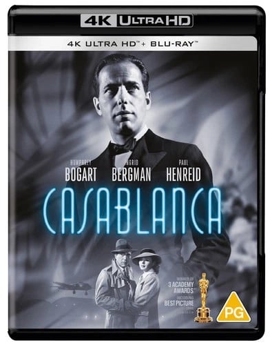 Casablanca Bluray (2022) Humphrey Bogart, Curtiz (DIR) cert PG 2 discs Brand New