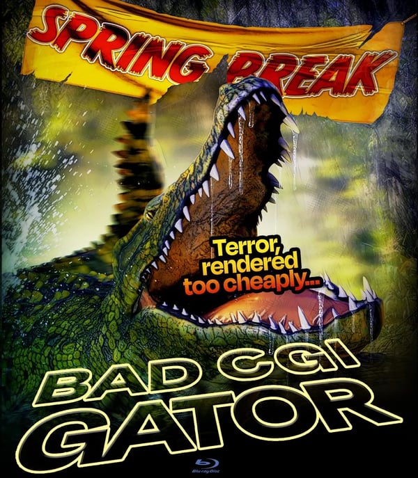 Bad CGI Gator (STD BluRay) Brand New