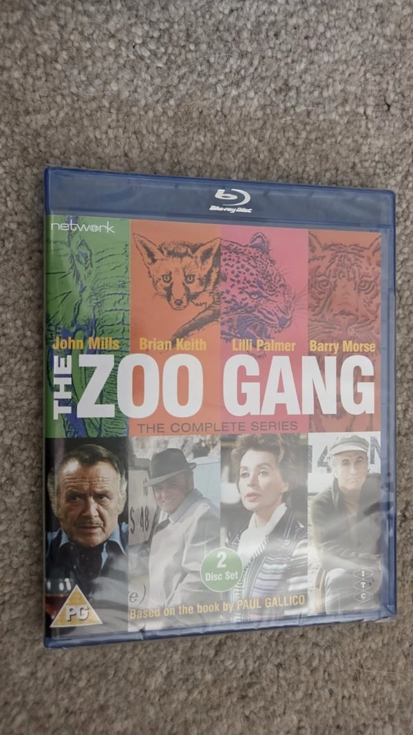 The Zoo Gang (1974) John Mills Brian Keith Lilli Palmer Barry Morse OOP BLURAY Brand New