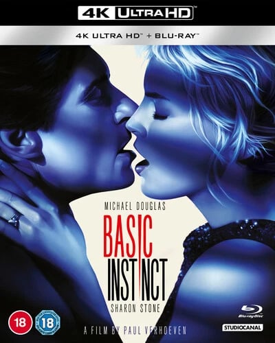 Basic Instinct Bluray (2021) Michael Douglas, Verhoeven (DIR) cert 18 3 discs Brand New